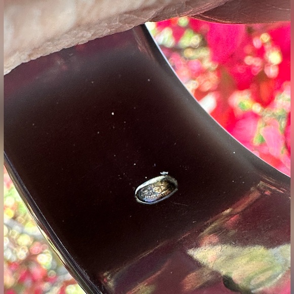 💕Chanel CC logo Resin Bangle black and pink - Picture 11 of 12